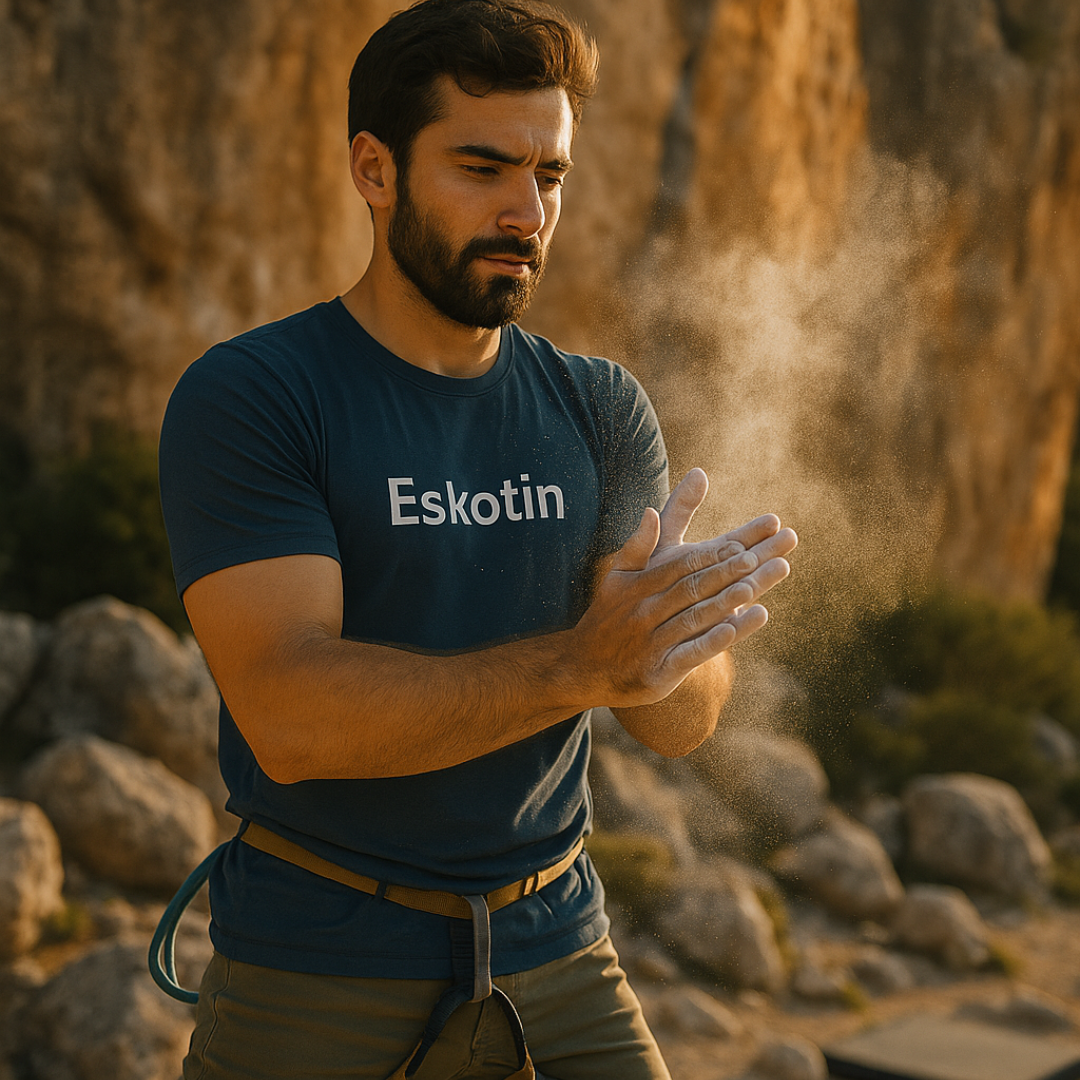 Magnesio Chunky Chalk Eskotin – 400 g | Máximo Agarre para Escalada en Roca, Boulder y Rocódromo