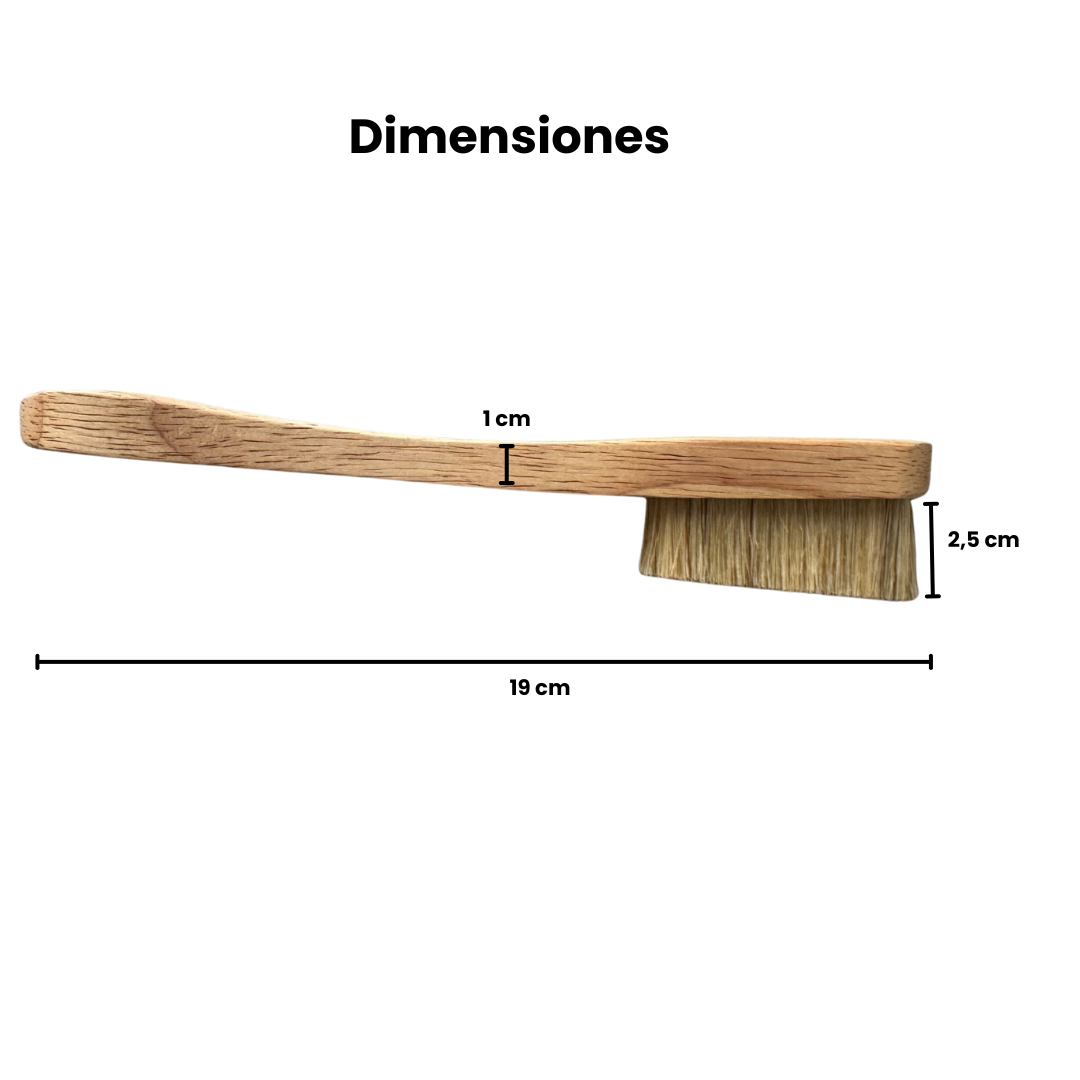 Cepillo de Escalada Eskotin – Cerdas Naturales & Mango de Madera Ergonómico