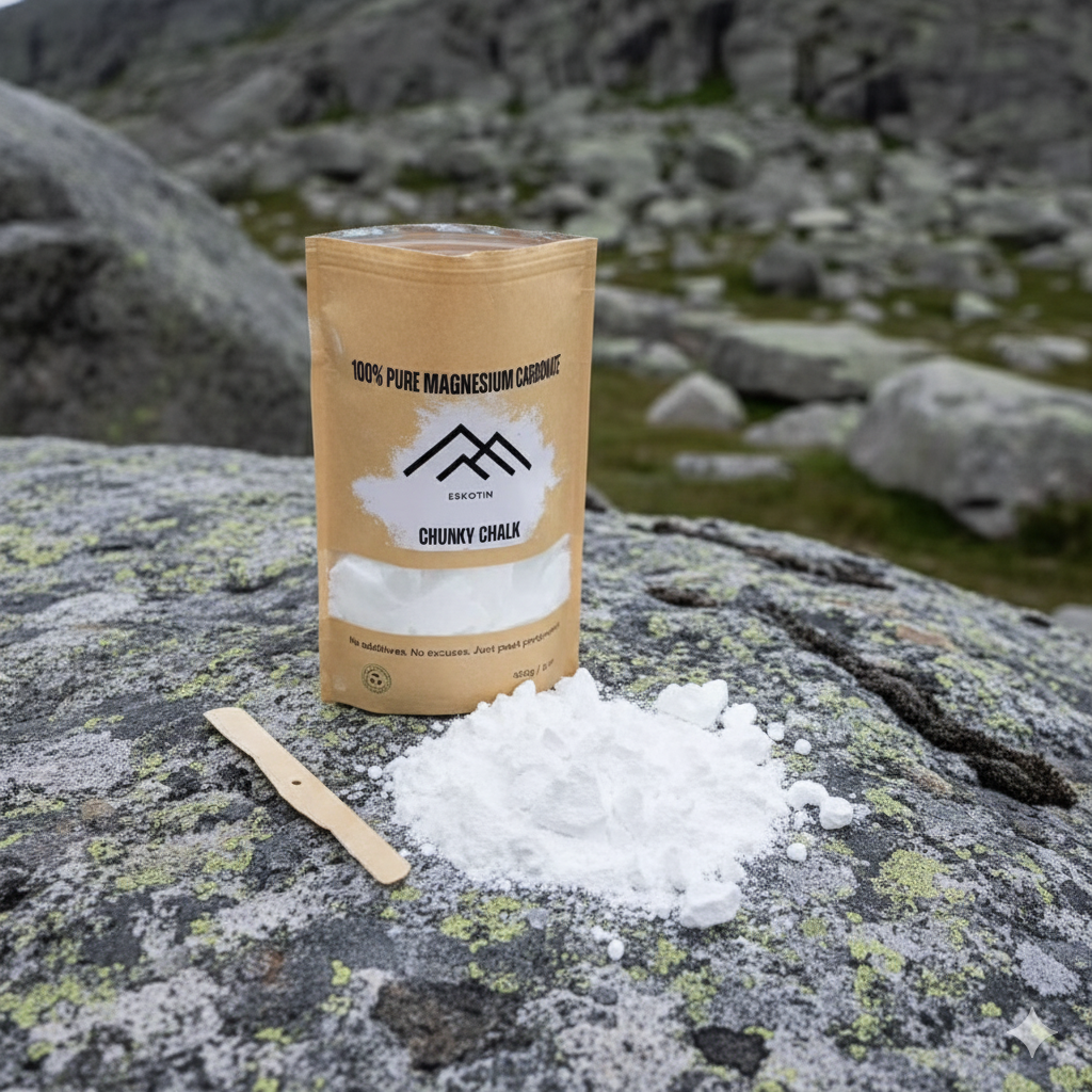 Magnesio Chunky Chalk Eskotin – 400 g | Máximo Agarre para Escalada en Roca, Boulder y Rocódromo