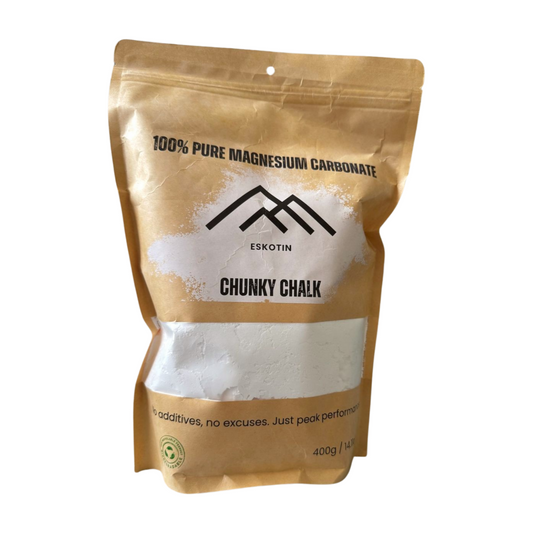 Magnesio Chunky Chalk Eskotin – 400 g | Máximo Agarre para Escalada en Roca, Boulder y Rocódromo