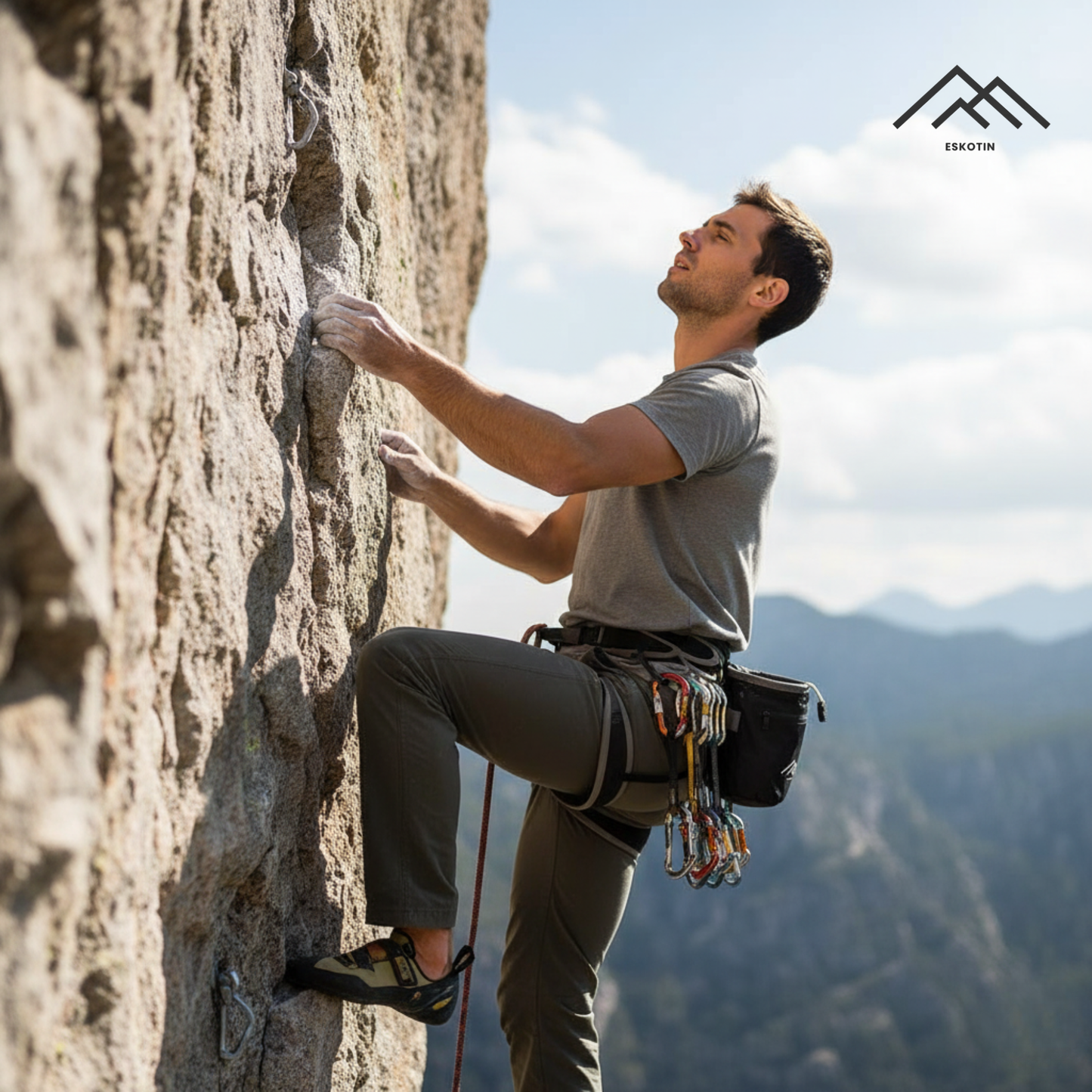 Bolsa de Magnesio Eskotin | Chalk Bag Ergonómica para Escalada y Boulder